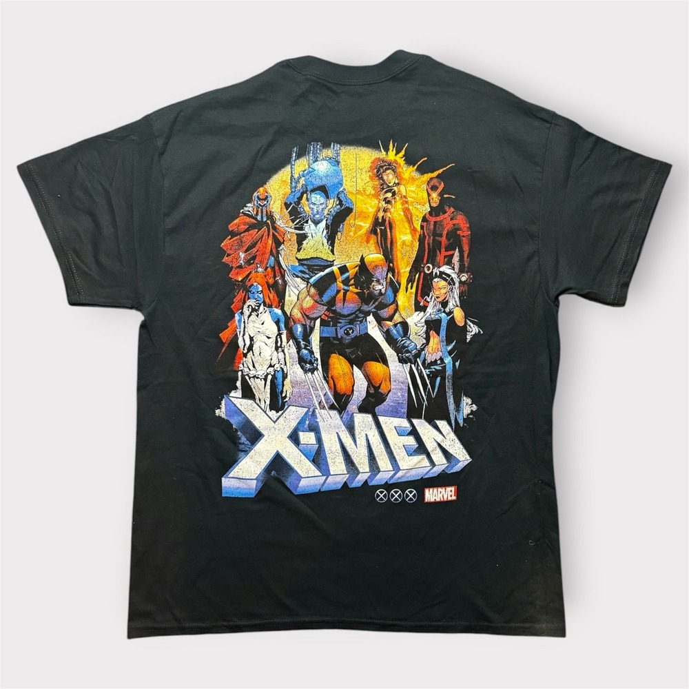 CVLA Marvel X-Men Graphic T-Shirt Mens Large Black Wolverine Storm Magneto Tee